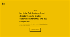 Desktop Screenshot of katiecai.com